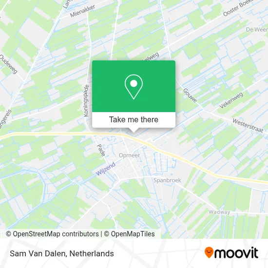 Sam Van Dalen map