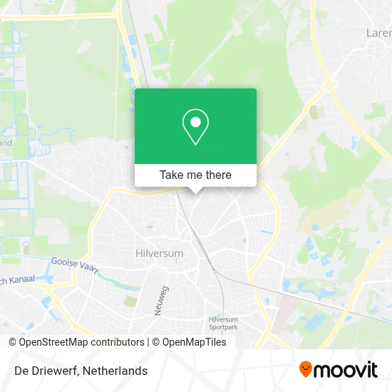 De Driewerf map