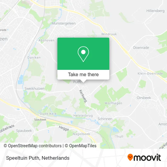 Speeltuin Puth map