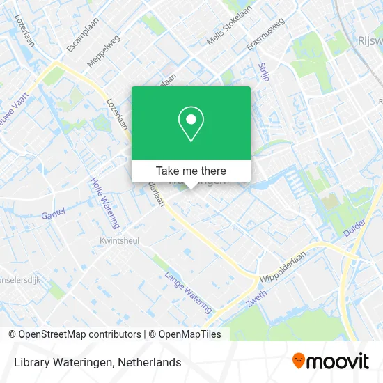 Library Wateringen map