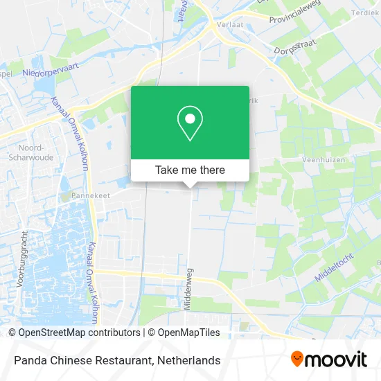 Chinees Restaurant Panda map