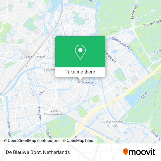 De Blauwe Boot map
