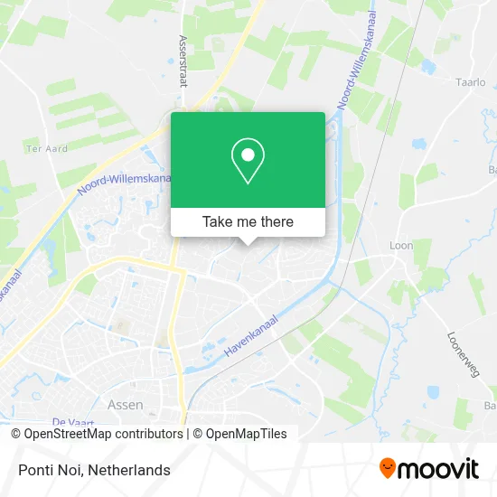 Ponti Noi map