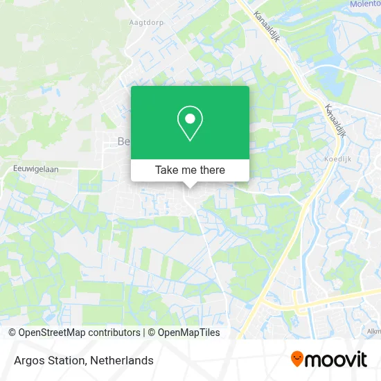 Argos Station map