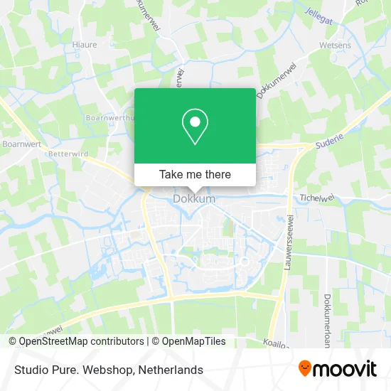 Studio Pure. Webshop map