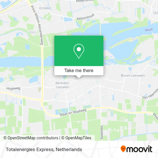 Totalenergies Express map
