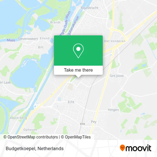 Budgetkoepel map