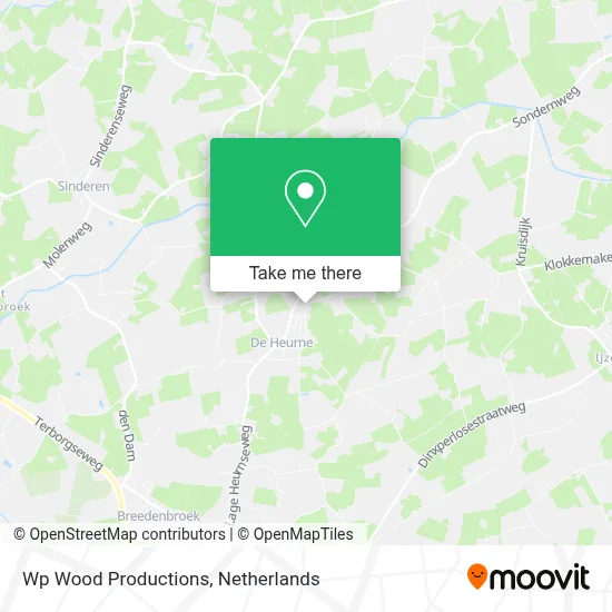 Wp Wood Productions map