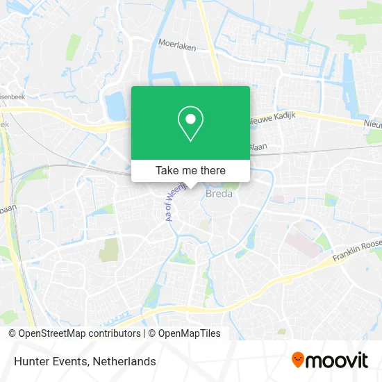 Hunter Events map