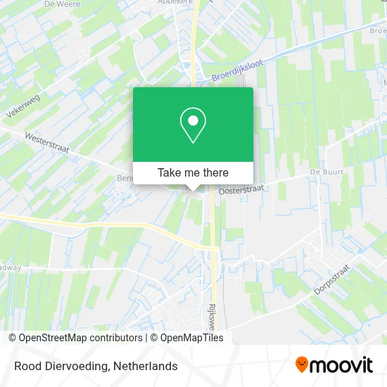 Rood Diervoeding map