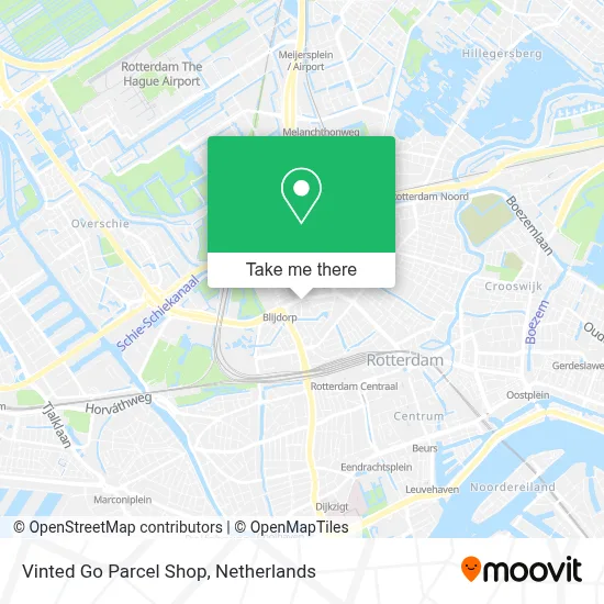 Vinted Go Parcel Shop Karte