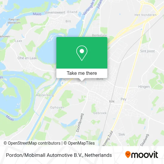 Pordon / Mobimall Automotive B.V. map
