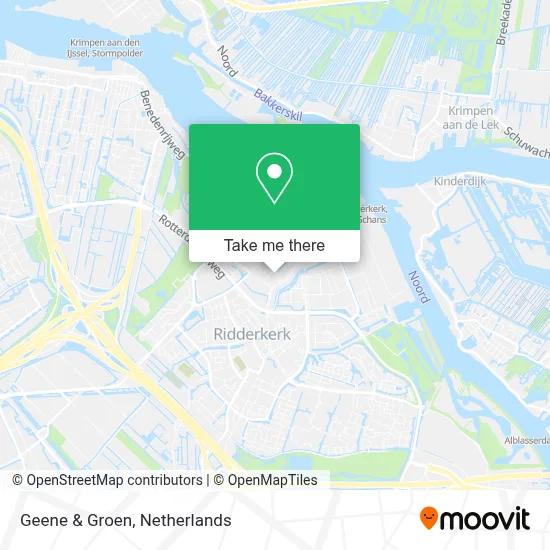 Geene & Groen map
