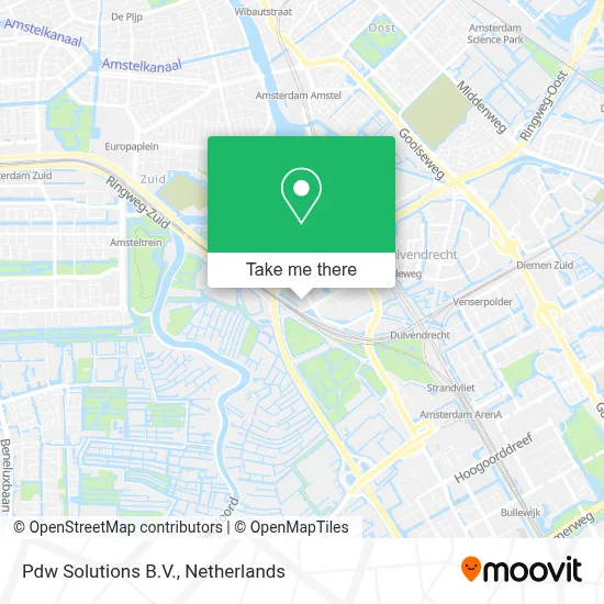 Pdw Solutions B.V. map