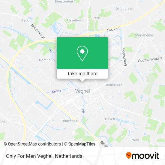 Only For Men Veghel map