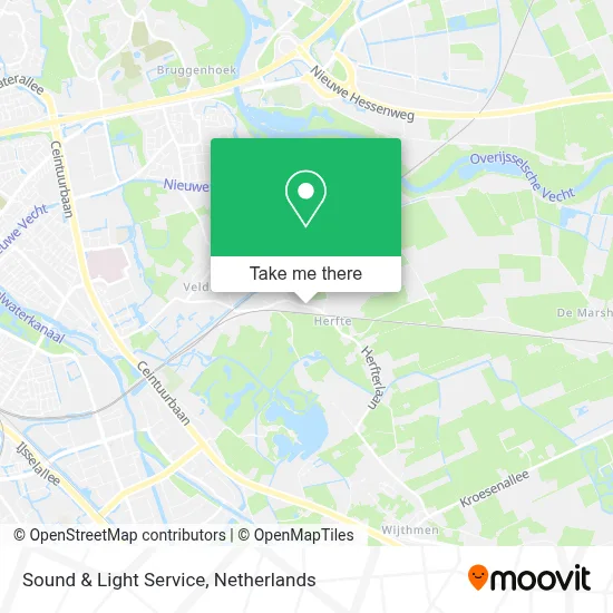 Sound & Light Service map