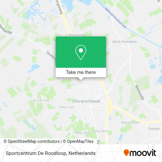 Sportcentrum De Roodloop map