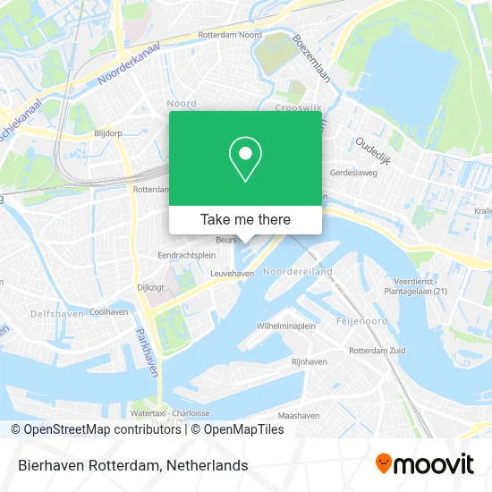 Bierhaven Rotterdam map