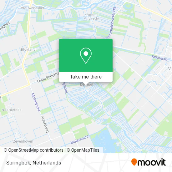 Springbok Karte