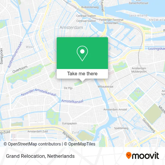 Grand Relocation map
