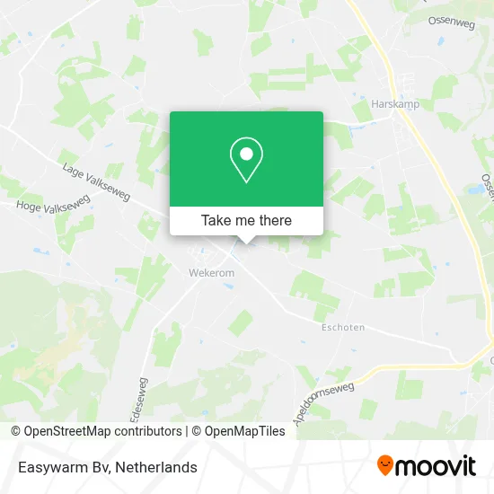 Easywarm Bv map