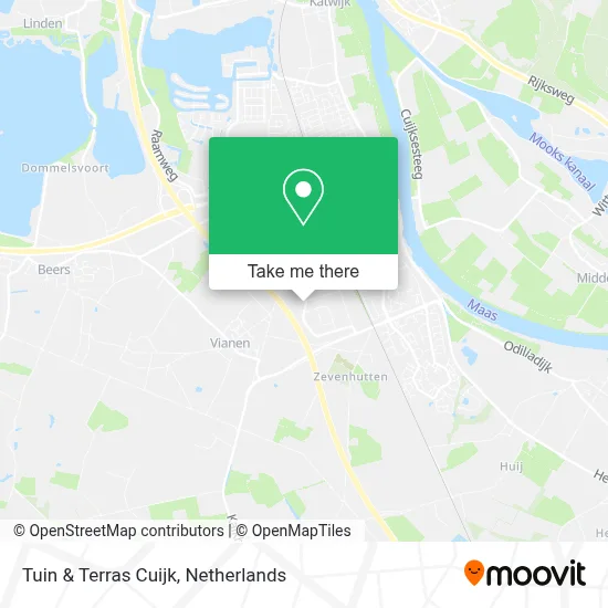 Tuin & Terras Cuijk map