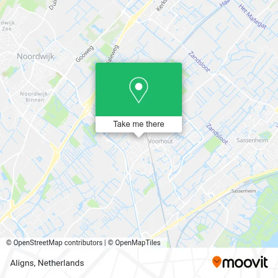 Aligns map