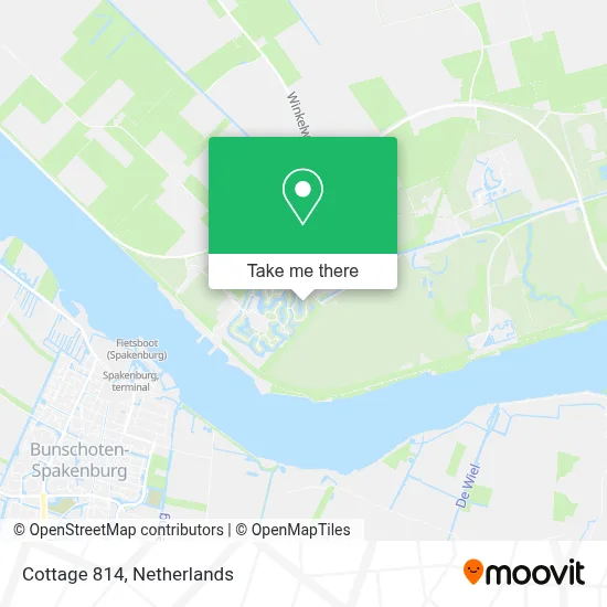 Cottage 814 map