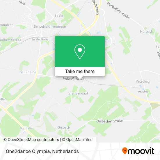 One2dance Olympia map