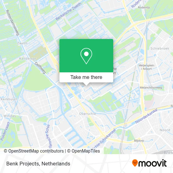 Benk Projects map