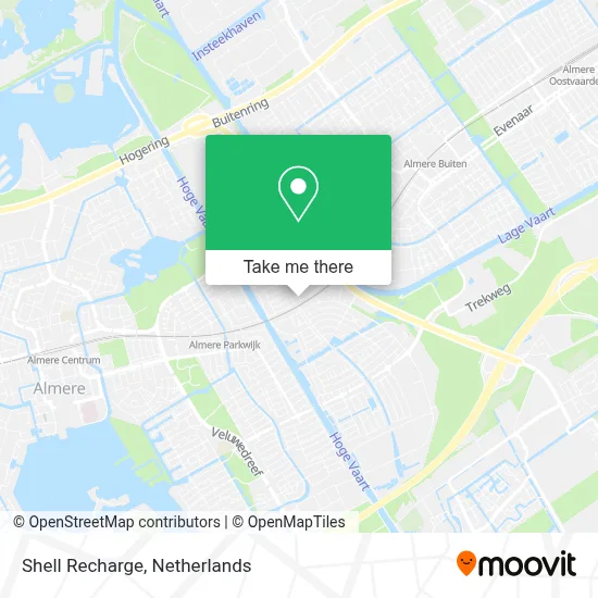 Shell Recharge map