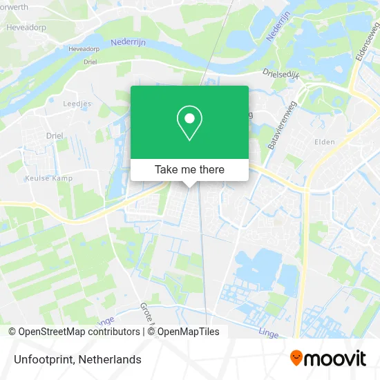 Unfootprint map