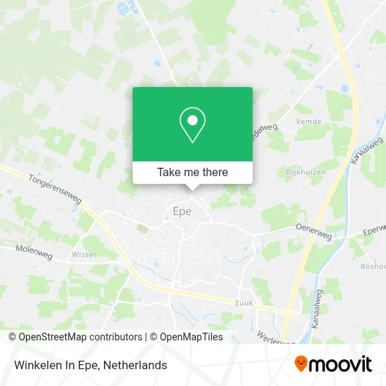 Winkelen In Epe map