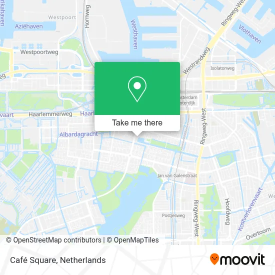 Café Square map