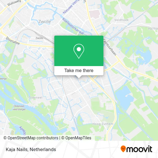 Kaja Nails map