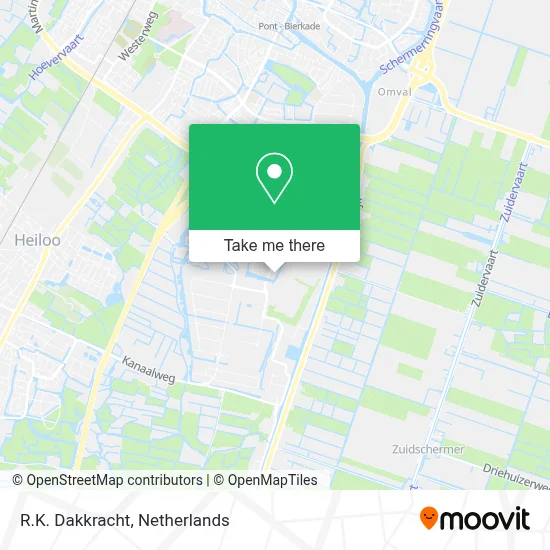 R.K. Dakkracht map