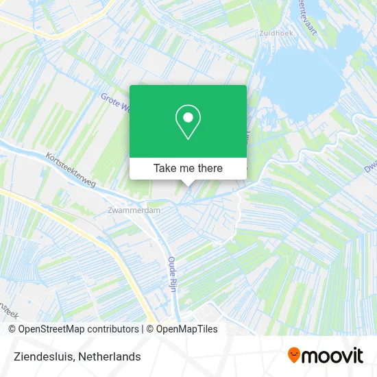 Ziendesluis map