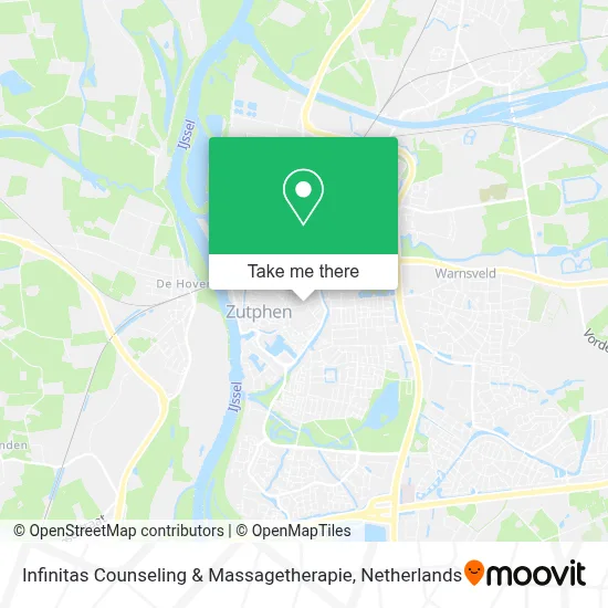 Infinitas Counseling & Massagetherapie map