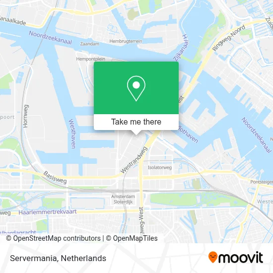Servermania map
