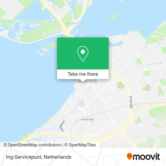 Ing-Servicepunt map