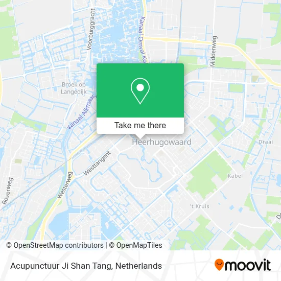 Acupunctuur Ji Shan Tang map