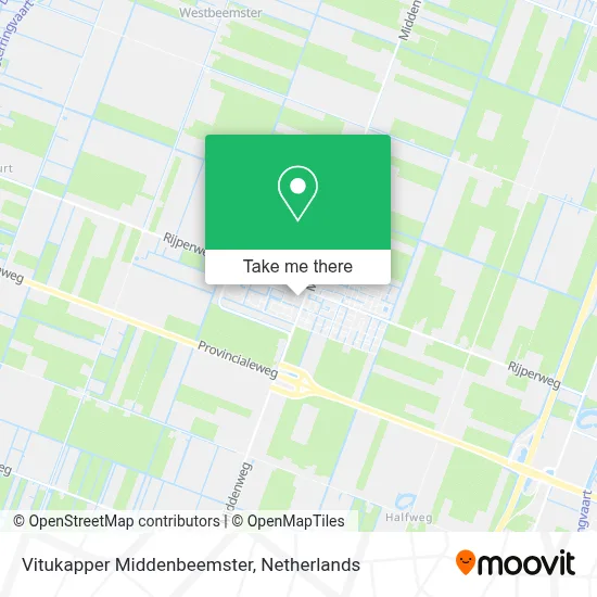Vitukapper Middenbeemster map