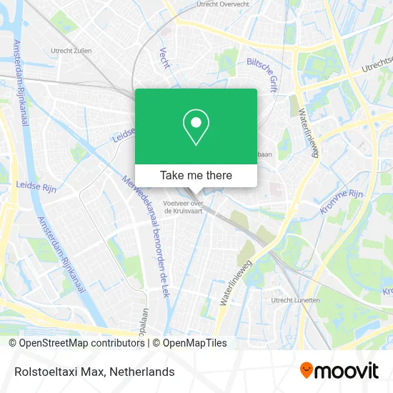 Rolstoeltaxi Max map