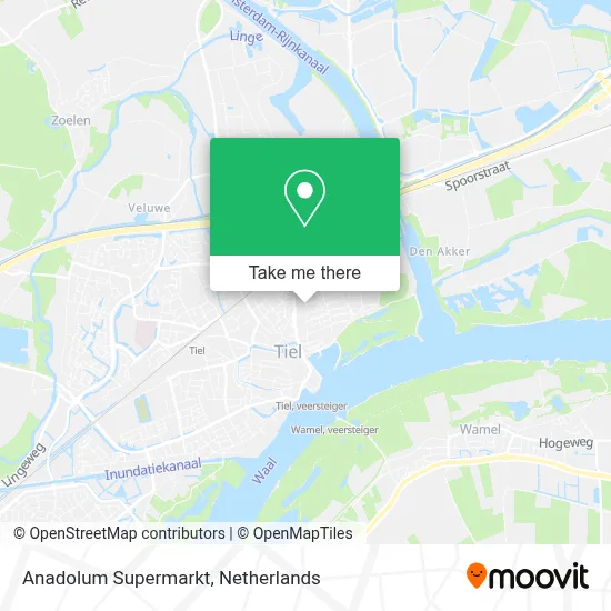 Anadolum Supermarkt map