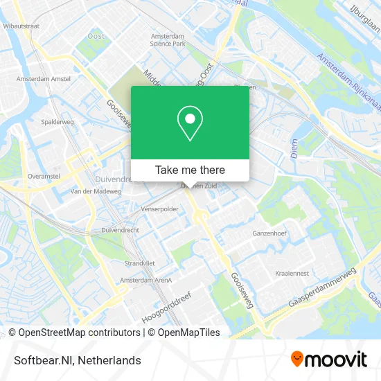 Softbear.Nl map