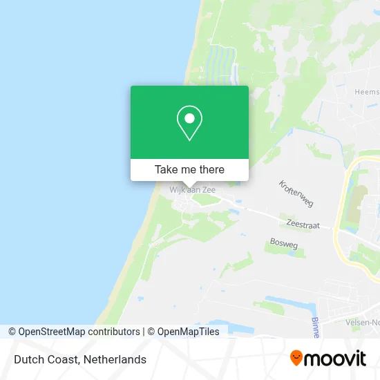 Dutch Coast map