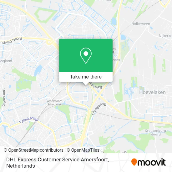DHL Express Customer Service Amersfoort Karte