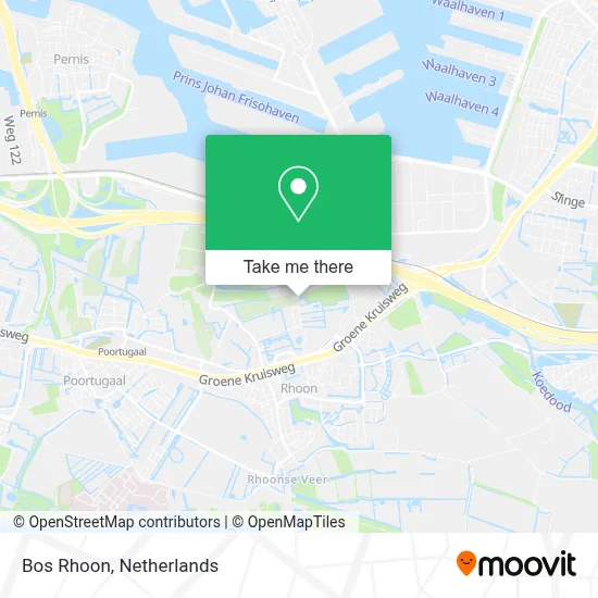 Bos Rhoon Karte