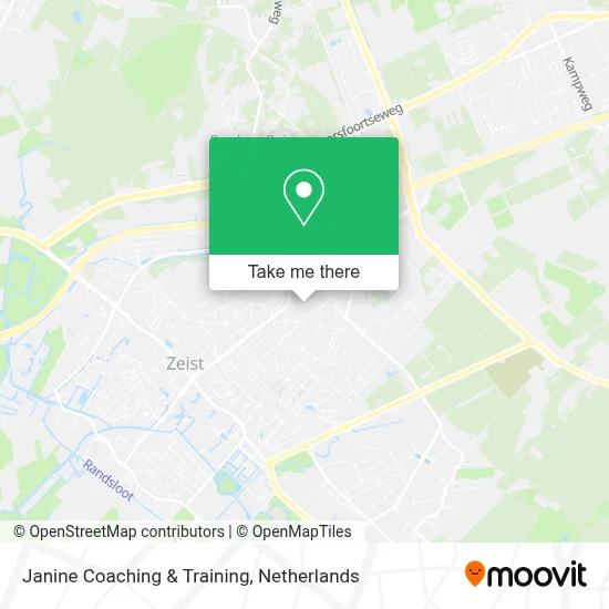 Janine Coaching & Training map