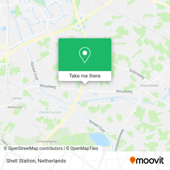 Shell Station map